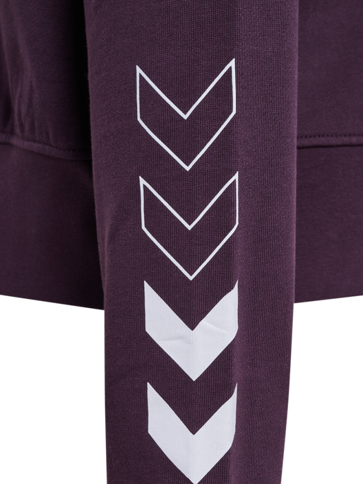 hmlELEMENTAL SHORT HOODIE WOMAN, PLUM PERFECT, packshot