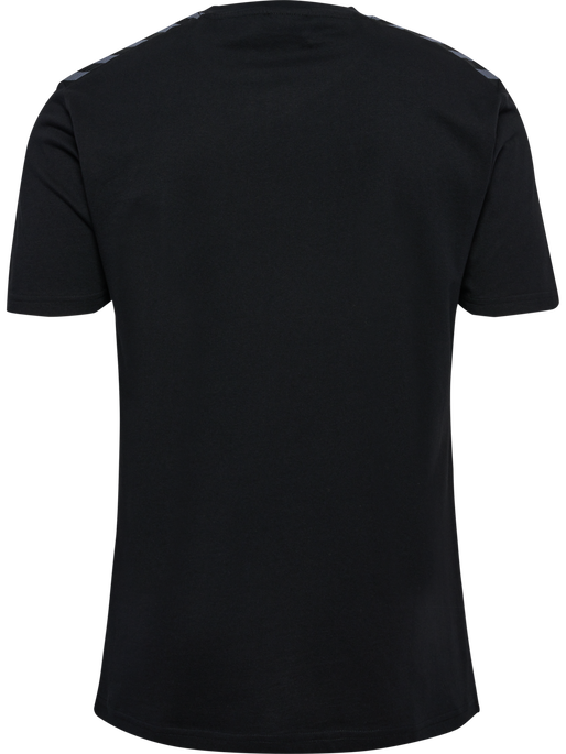 hmlAUTHENTIC CO T-SHIRT S/S, BLACK, packshot