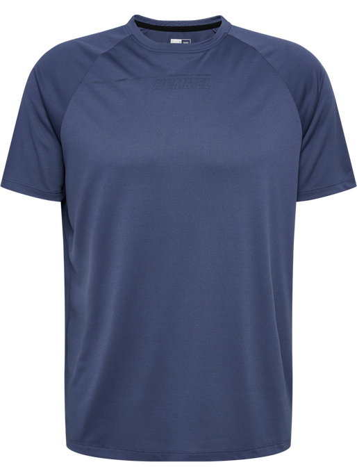 hmlCOURT LIGHT WEIGHT T-SHIRT, BLUE INDIGO, packshot