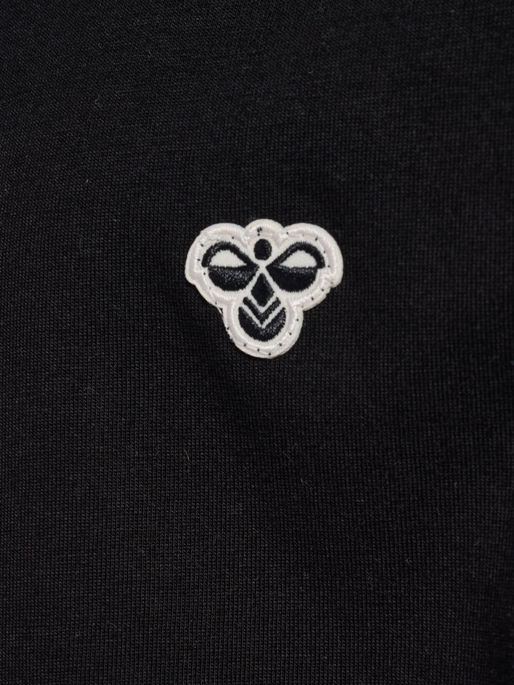 hmlJR LOOSE T-SHIRT S/S BEE, BLACK, packshot