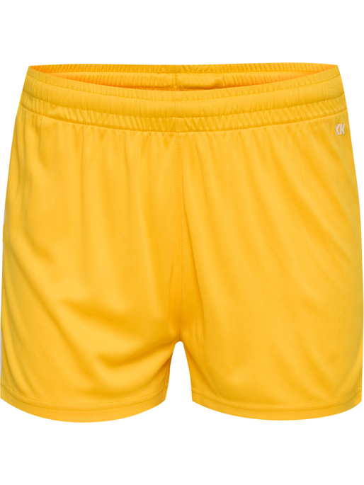 hmlCORE XK POLY SHORTS WOMAN, SPORTS YELLOW, packshot