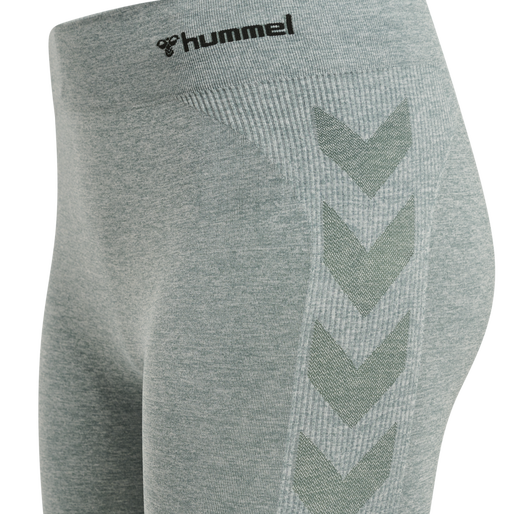 hmlCI SEAMLESS MID WAIST TIGHTS, NORTH ATLANTIC MELANGE hmlCI SEAMLESS MID WAIST TIGHTS, NORTH ATLANTIC MELANGE, packshot