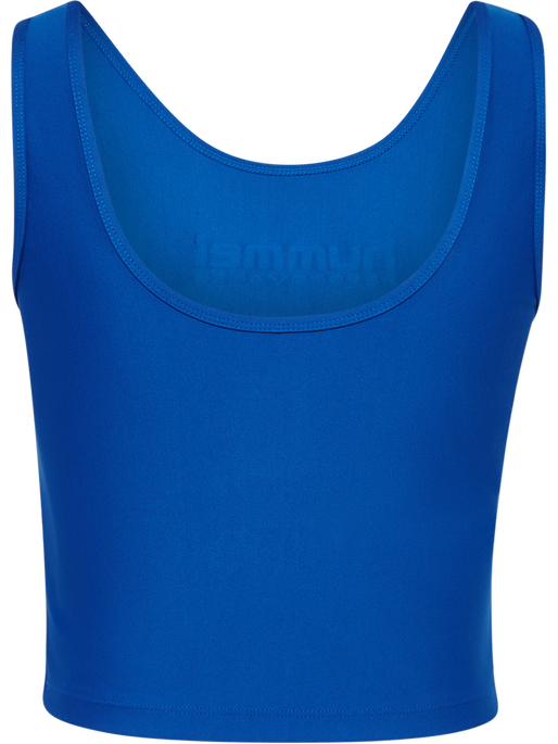 hmlFAST CROPPED TOP, OLYMPIAN BLUE, packshot