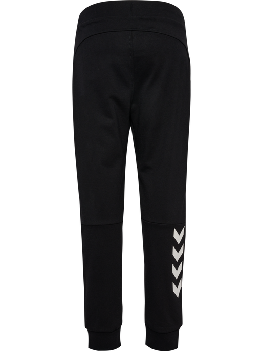 hmlJR REGULAR ADJ WAIST PANTS, BLACK hmlJR REGULAR ADJ WAIST PANTS, BLACK, packshot