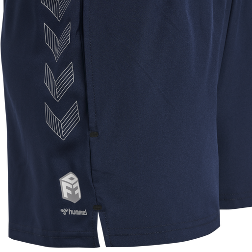 hmlMOVE GRID WOVEN SHORTS WOMAN, MARINE, packshot