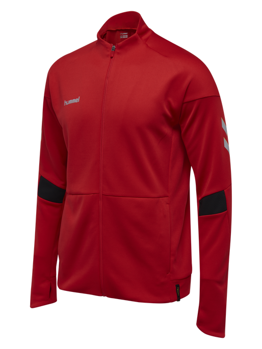 TECH MOVE POLY ZIP JACKET, TRUE RED, packshot