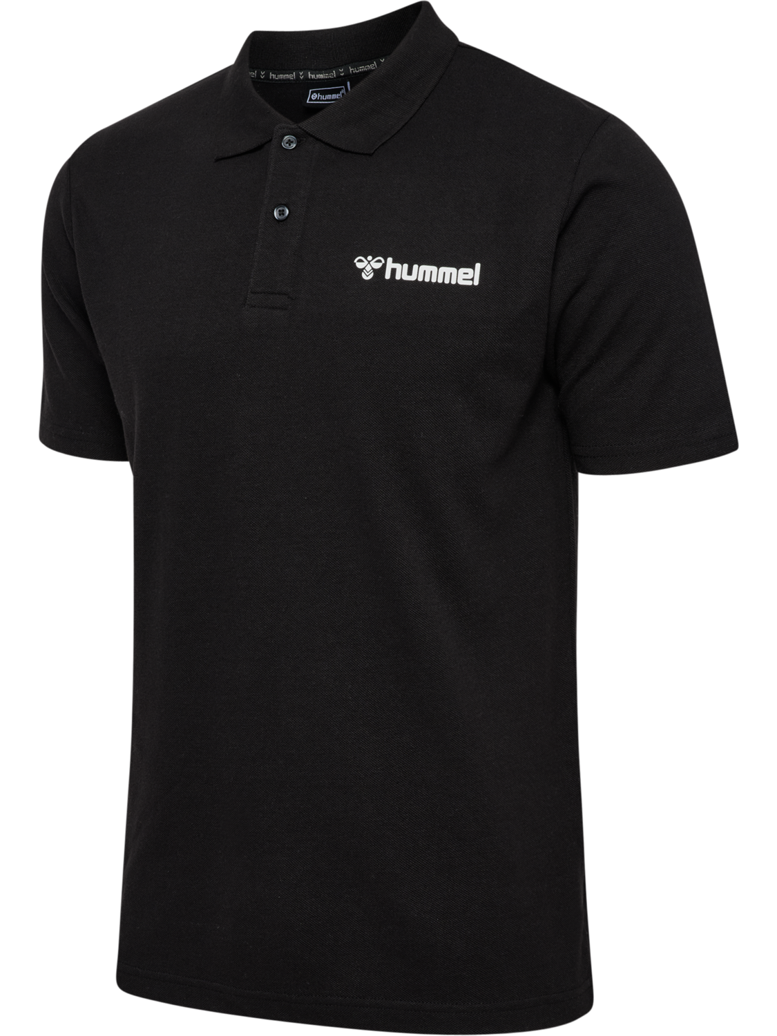 hmlMOVER COTTON POLO, BLACK, packshot
