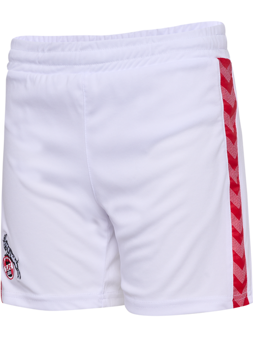 1FCK 23/24 HOME SHORTS KIDS, WHITE/TRUE RED, packshot
