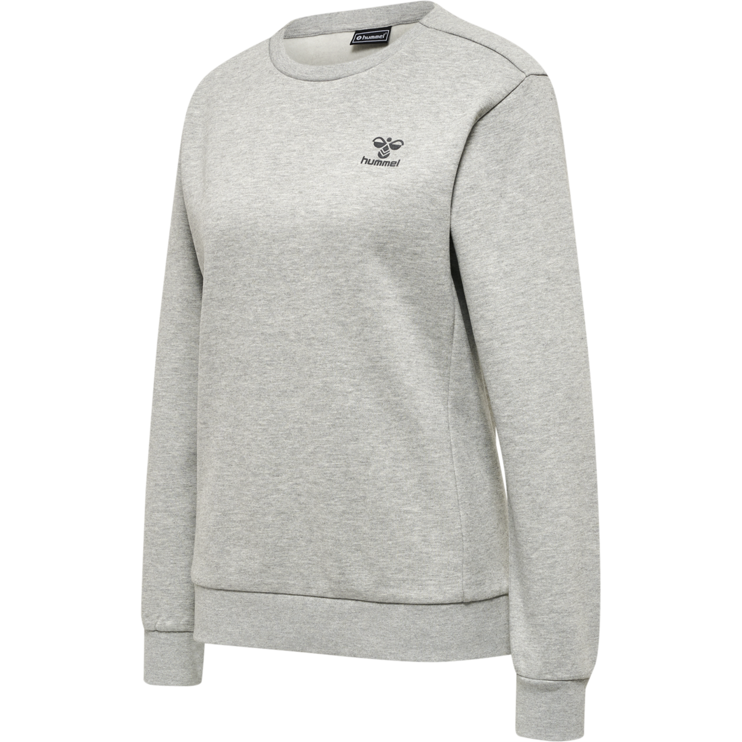 hmlOFFGRID SWEATSHIRT WO, GREY MELANGE/FORGED IRON, packshot