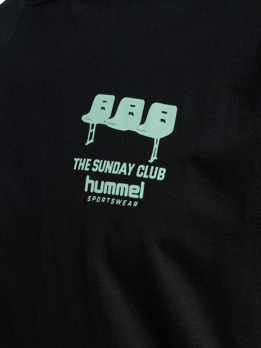 hmlOVERSIZED T-SHIRT S/S SUNDAY, BLACK hmlOVERSIZED T-SHIRT S/S SUNDAY, BLACK, packshot
