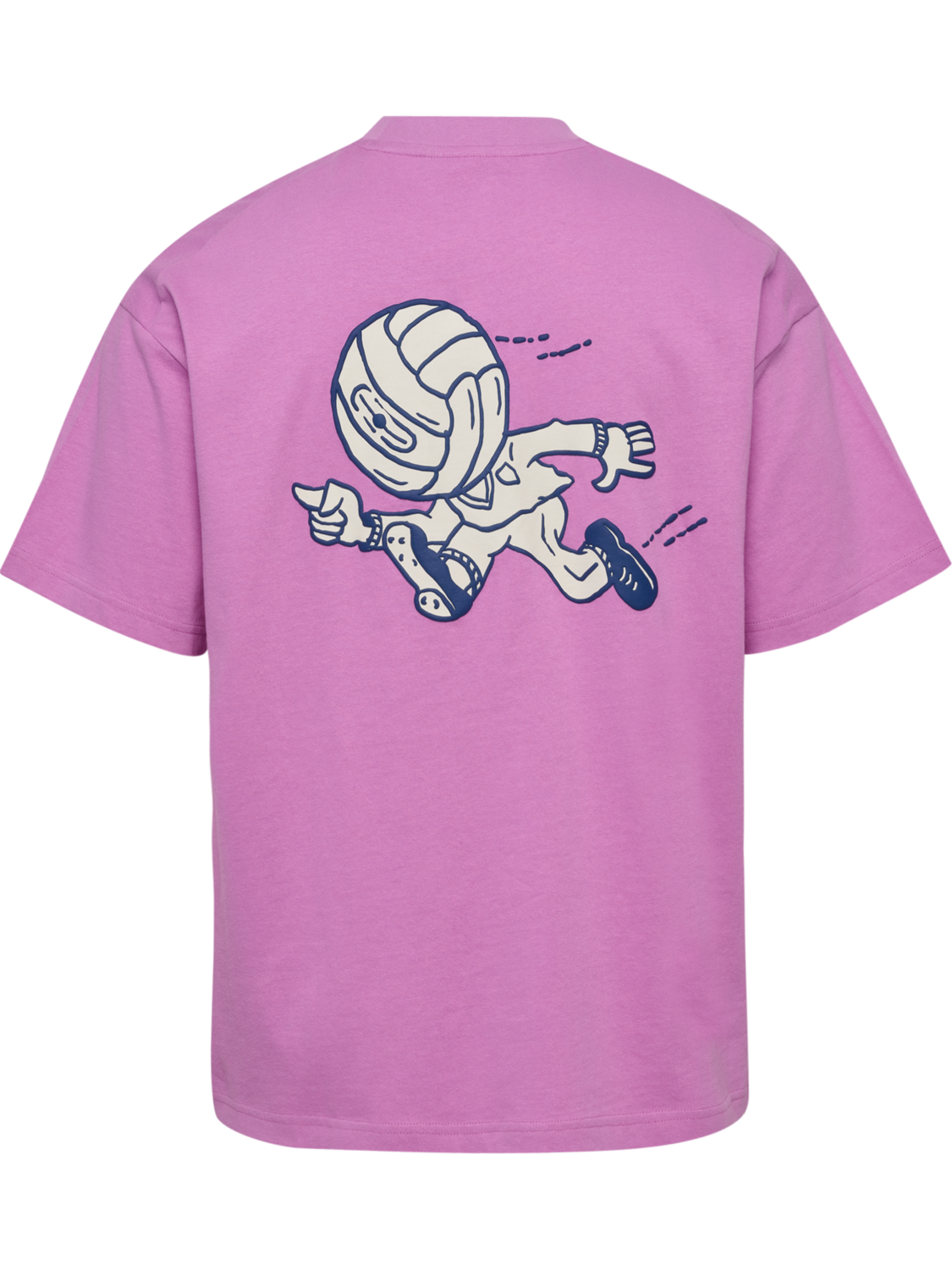 hmlLOOSE T-SHIRT S/S HEADBALL, VIOLET, packshot