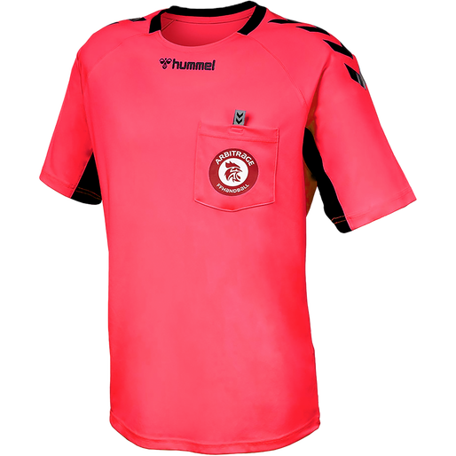 FFHB REFEREE YOUTH JERSEY S/S, DIVA PINK, packshot