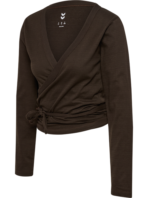 hmlYOGA CANJA WRAP BLOUSE, DELICIOSO, packshot