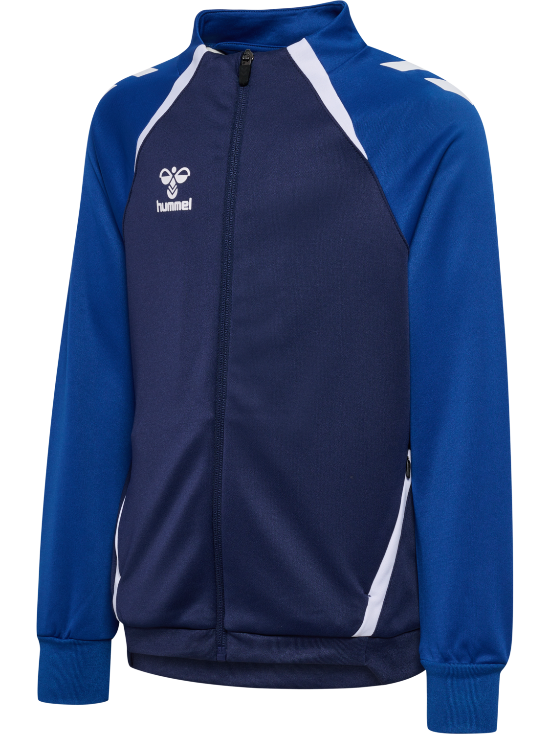 hmlLEAD 2.0 TRACK ZIP JACKET KIDS, MARINE/TRUE BLUE, packshot