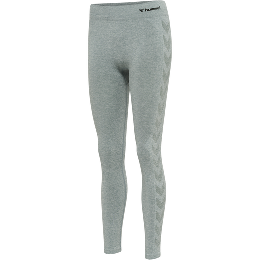 hmlCI SEAMLESS MID WAIST TIGHTS, NORTH ATLANTIC MELANGE hmlCI SEAMLESS MID WAIST TIGHTS, NORTH ATLANTIC MELANGE, packshot