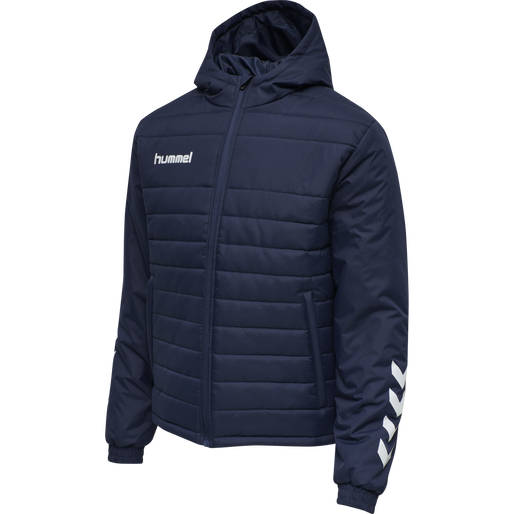 hmlPROMO SHORT BENCH JACKET, MARINE hmlPROMO SHORT BENCH JACKET, MARINE, packshot