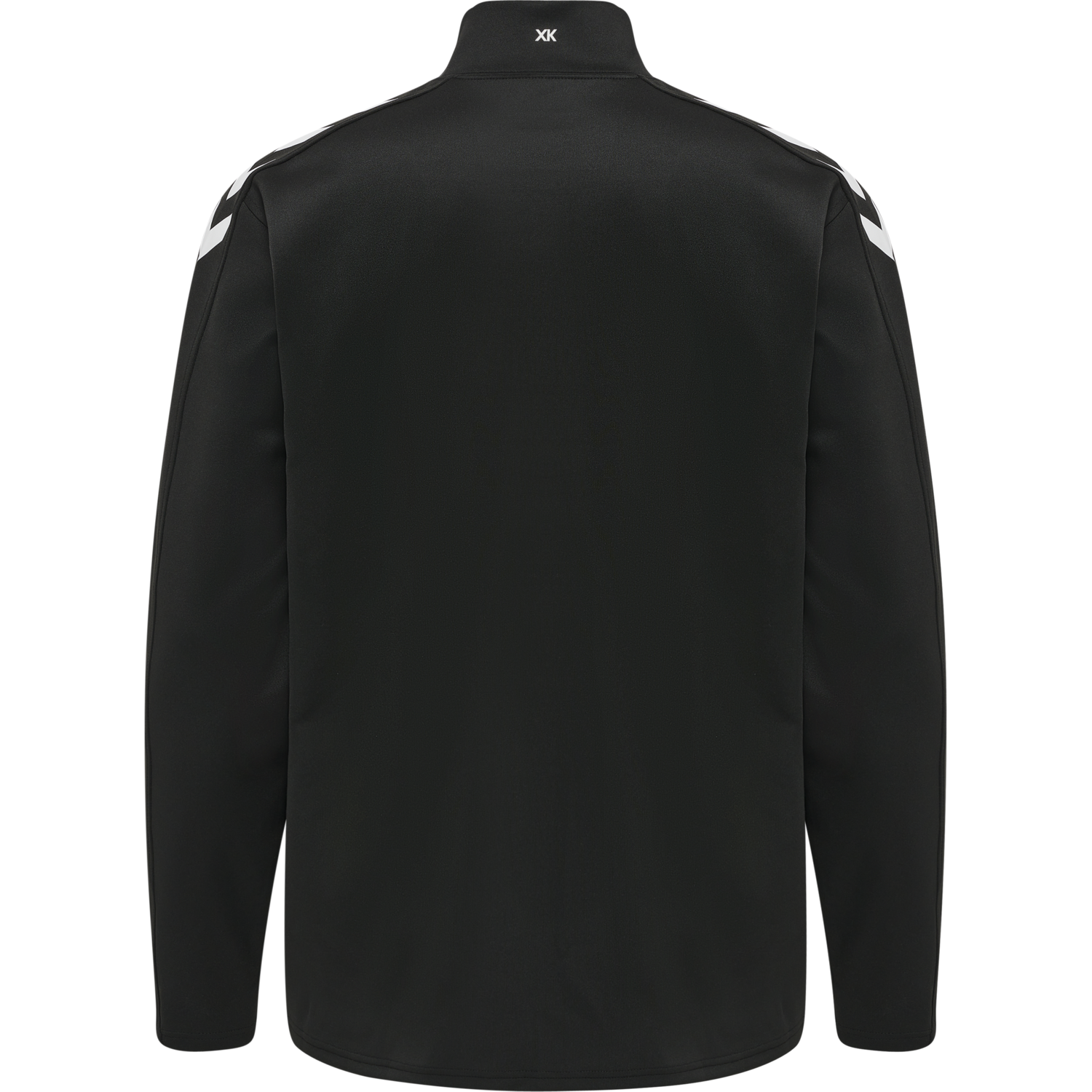 hmlCORE XK POLY ZIP SWEAT, BLACK, packshot