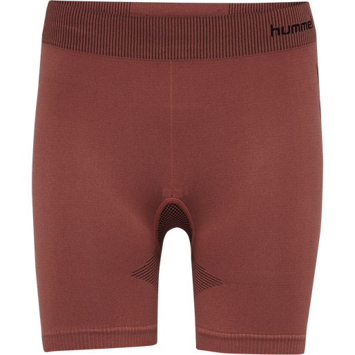 HUMMEL FIRST SEAMLESS TR SHT TIGH W, MARSALA, packshot