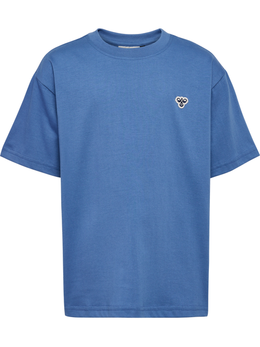 hmlJR LOOSE T-SHIRT S/S BEE, DUTCH BLUE, packshot
