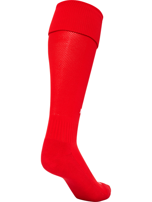 hmlESSENTIAL FOOTBALL SOCKS, TRUE RED/WHITE, packshot