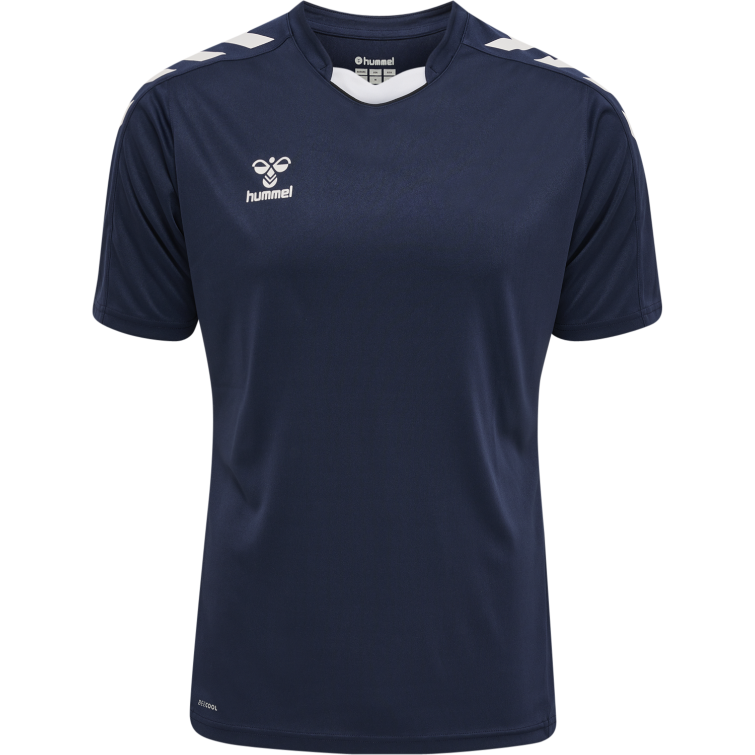 hmlCORE XK POLY JERSEY S/S, MARINE, packshot