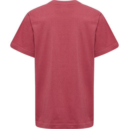 hmlTRES T-SHIRT S/S, EARTH RED, packshot