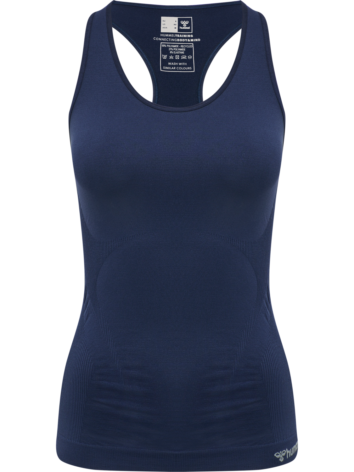 hmlTIF SEAMLESS TOP, BLACK IRIS, packshot
