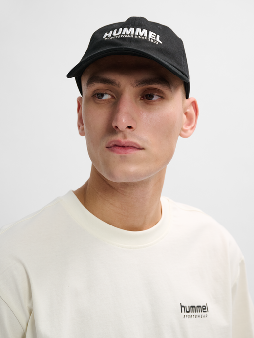 hmlLEGACY CORE BASEBALL CAP, BLACK, model