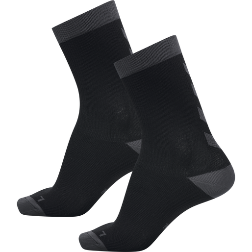 ELEMENT INDOOR SPORT SOCK 2 PACK, BLACK/ASPHALT, packshot