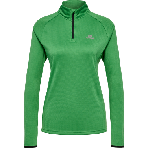 nwlPHOENIX 1/2 ZIP L/S WOMAN, MEDIUM GREEN, packshot