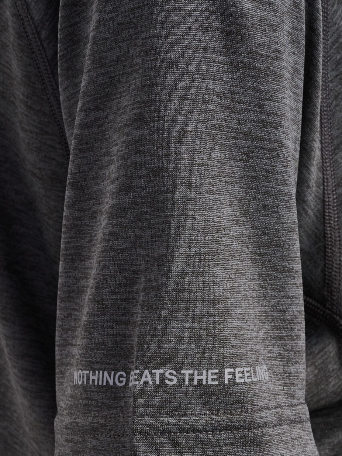 WOMEN RUNNING T-SHIRT S/S, FORGED IRON MELANGE, packshot