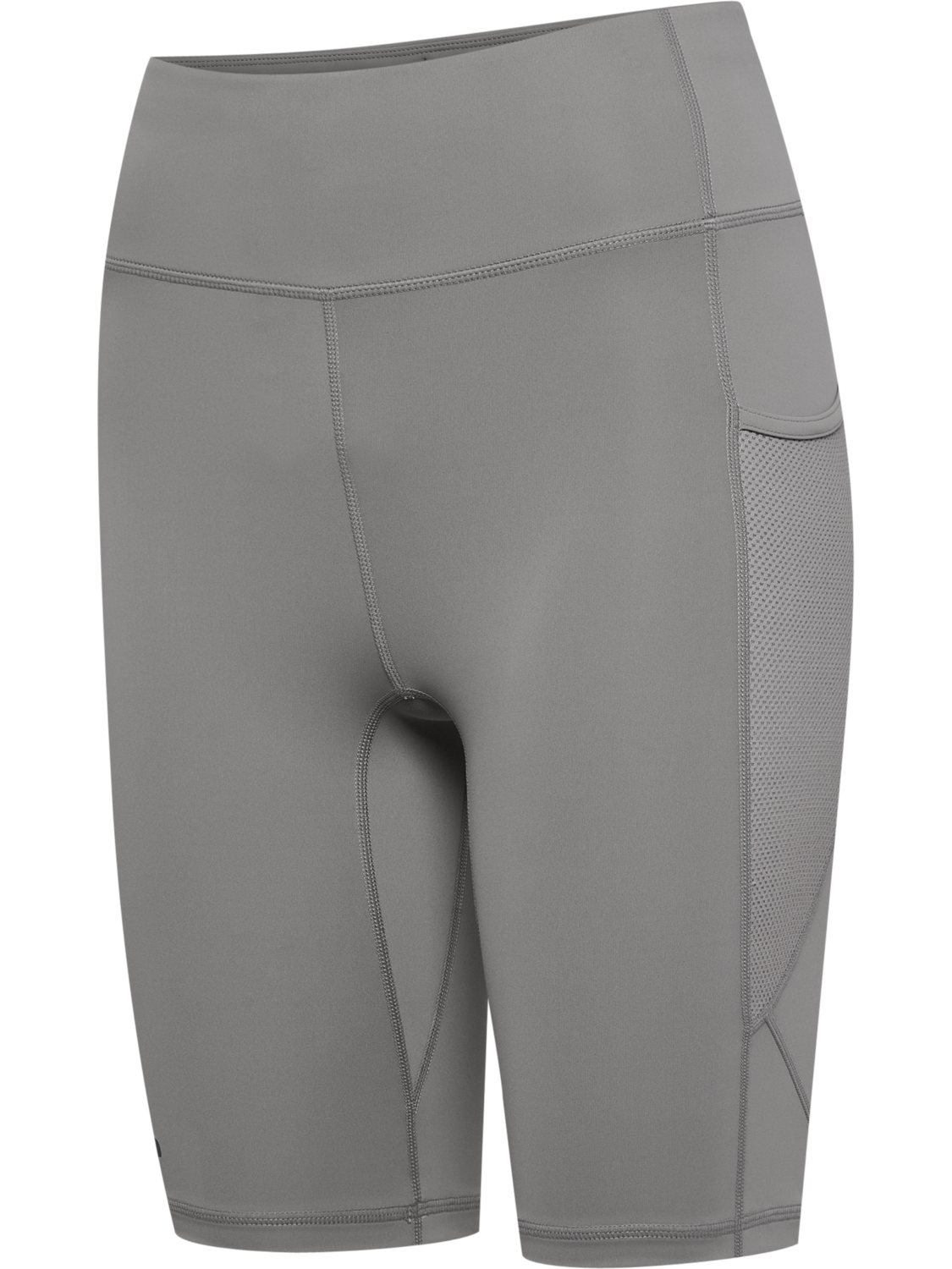 nwlRACE HW POCKET W SHORT TIGHTS, TITANIUM, packshot