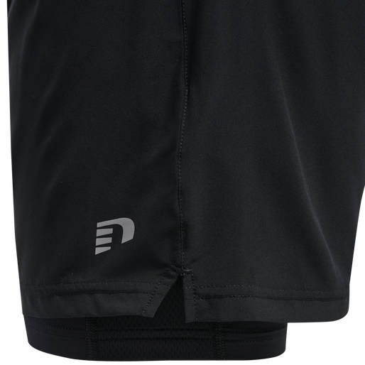WOMEN'S CORE 2-IN-1 SHORTS, BLACK, packshot