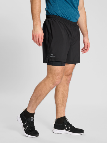 nwlDETROIT 2IN1 SHORTS MEN, BLACK, model