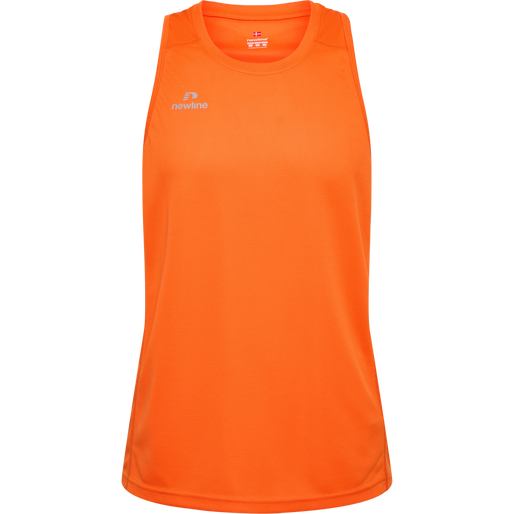 MEN'S ATHLETIC RUNNING SINGLET, ORANGE TIGER, packshot