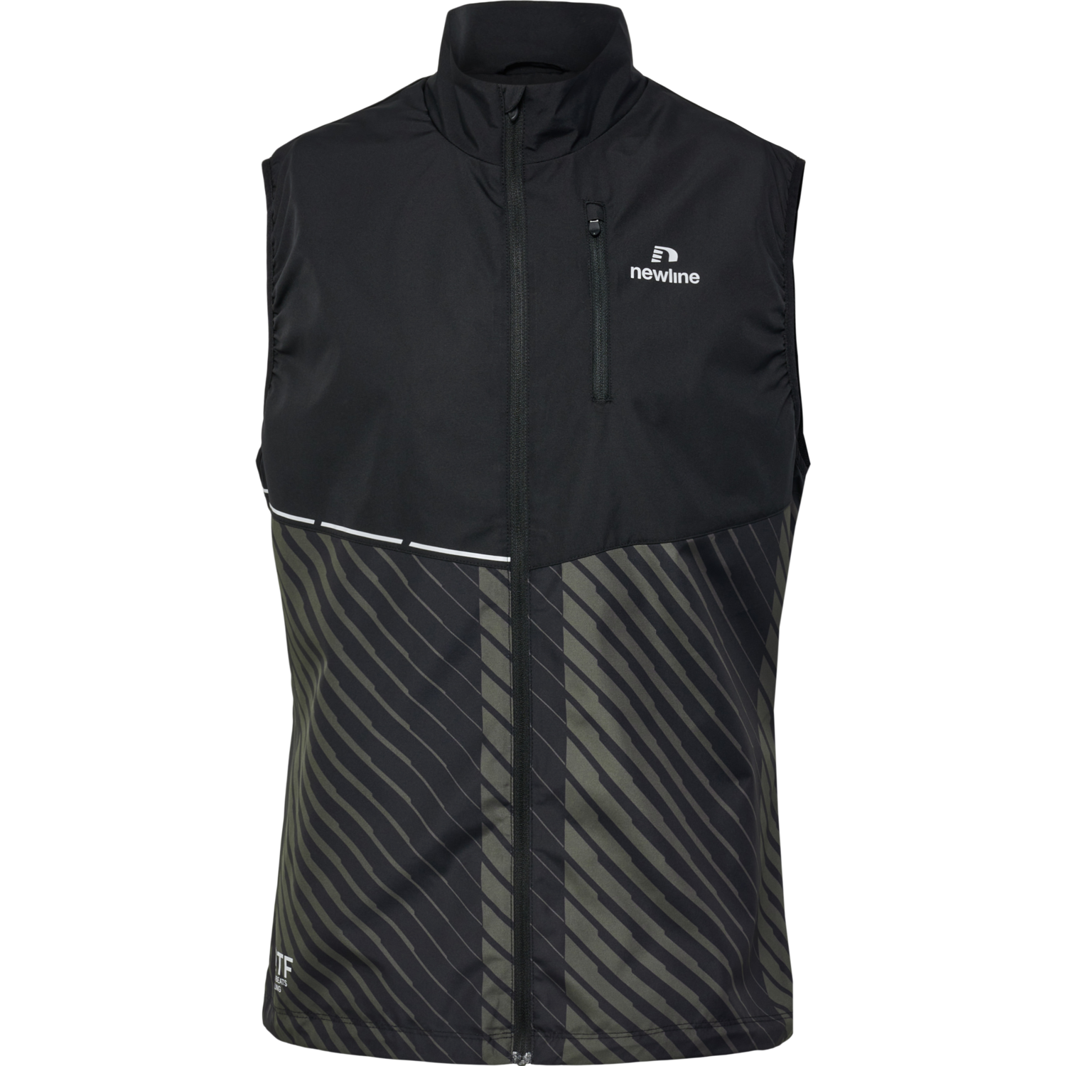 nwlPACE GILET, BLACK BELUGA AOP, packshot