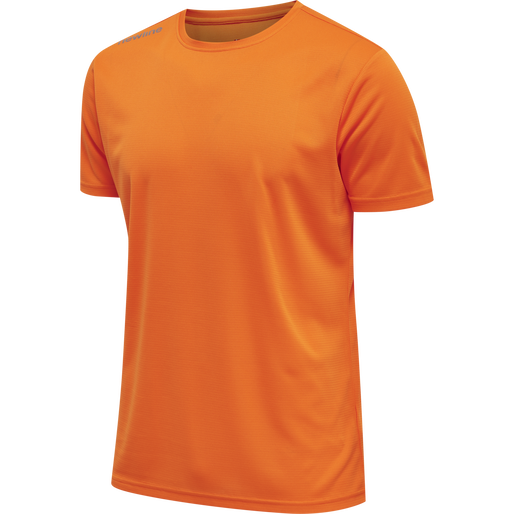 MEN CORE FUNCTIONAL T-SHIRT S/S, ORANGE TIGER, packshot