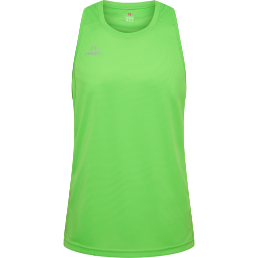 MEN'S ATHLETIC RUNNING SINGLET, GREEN FLASH, packshot