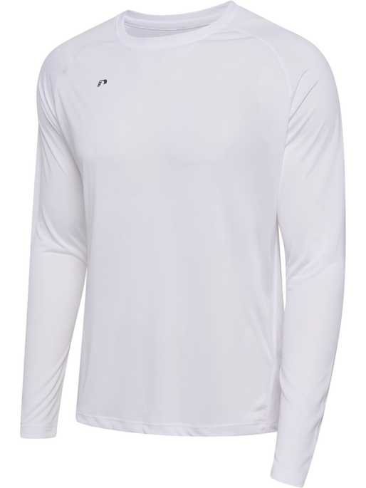 nwlBEAT T-SHIRT L/S, WHITE, packshot