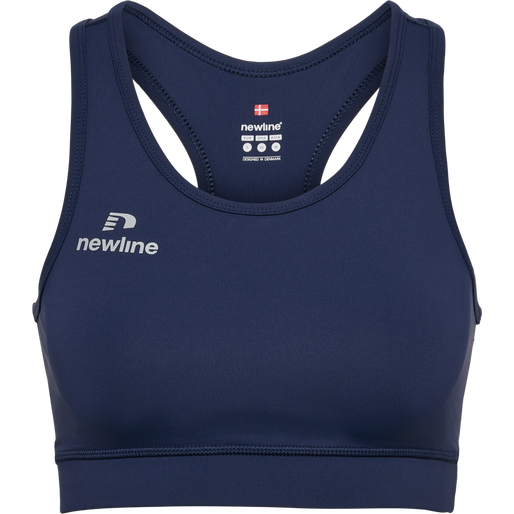 WOMEN'S ATHLETIC TOP, BLACK IRIS, packshot