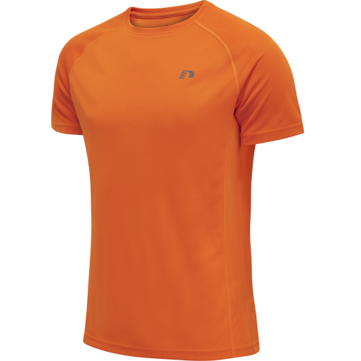 MEN CORE RUNNING T-SHIRT S/S, ORANGE TIGER, packshot