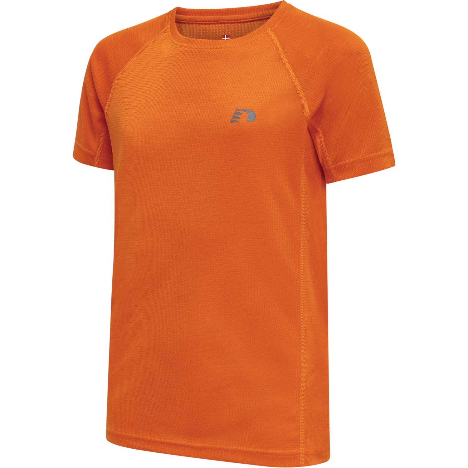 KIDS CORE RUNNING T-SHIRT S/S, ORANGE TIGER, packshot