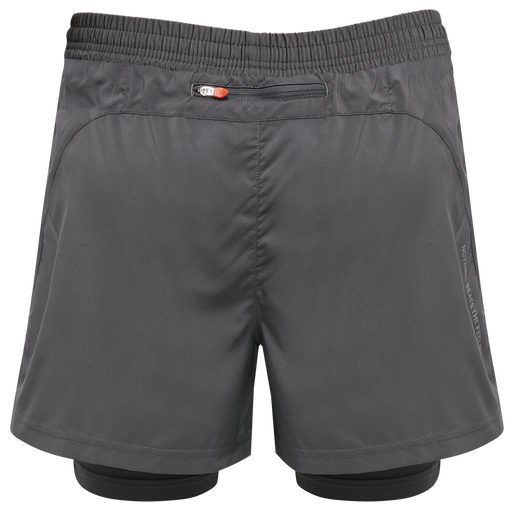 WOMEN 2-IN-1 RUNNING SHORTS, FORGED IRON, packshot