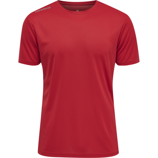 MEN CORE FUNCTIONAL T-SHIRT S/S, TANGO RED, packshot