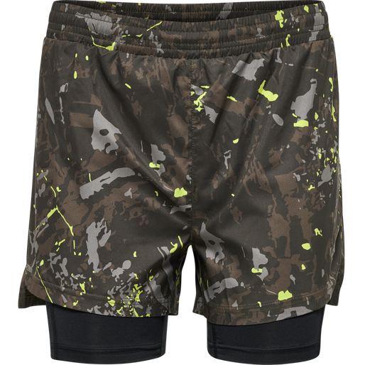 nwlKANSAS 2-IN-1 SHORTS female, TERRAIN AOP, packshot