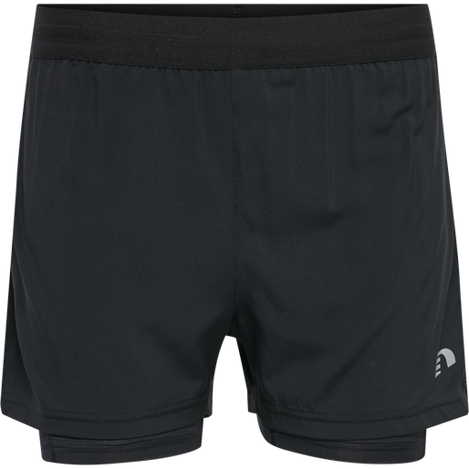 WOMEN'S CORE 2-IN-1 SHORTS, BLACK, packshot