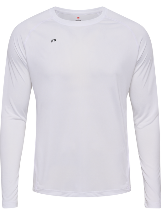 nwlBEAT T-SHIRT L/S, WHITE, packshot