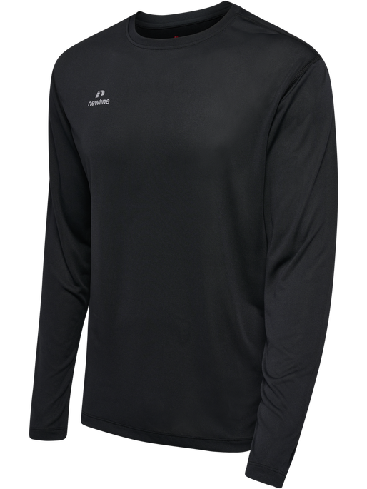 nwlBEAT T-SHIRT L/S, BLACK, packshot