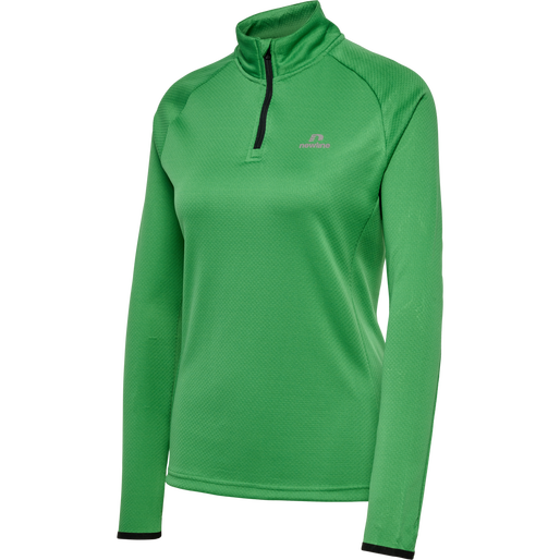 nwlPHOENIX 1/2 ZIP L/S WOMAN, MEDIUM GREEN, packshot