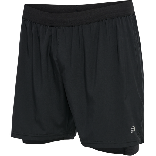 MEN'S CORE 2-IN-1 SHORTS, BLACK, packshot